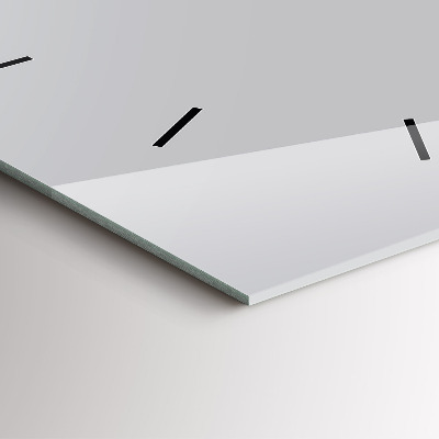 Zegar szklany 30x30 Jasny Szary