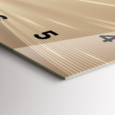 Zegar szklany 30x30 Abstrakcja z elementami światła