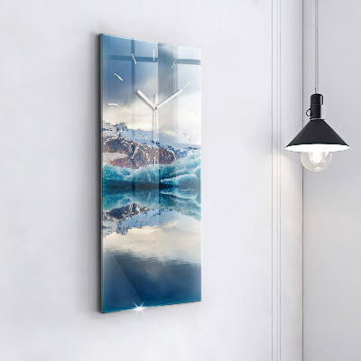 Zegar szklany 30x60 Jezioro Jokulsarlon