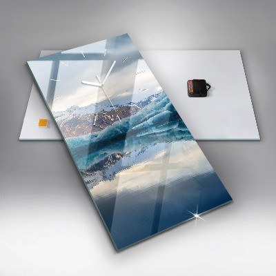 Zegar szklany 30x60 Jezioro Jokulsarlon