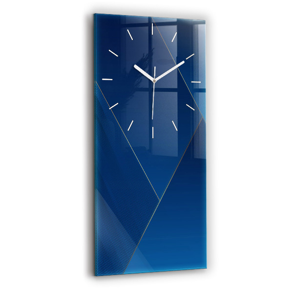 Zegar szklany 30x60 Dekoracyjna abstrakcja
