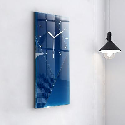 Zegar szklany 30x60 Dekoracyjna abstrakcja