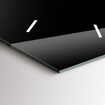 Zegar szklany 30x60 Mocna kawa