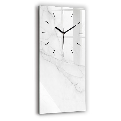 Zegar szklany 30x60 Marmur dekoracyjny
