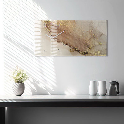 Zegar szklany 60x30 Nowoczesna sztuka