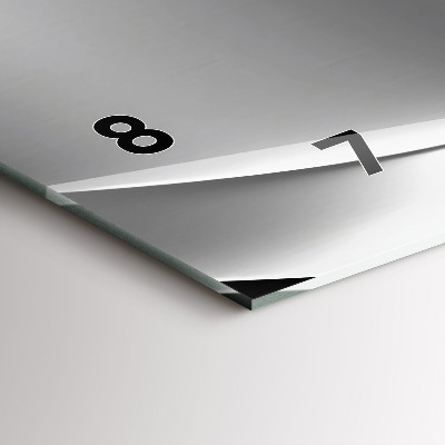 Zegar szklany 60x30 Abstrakcja