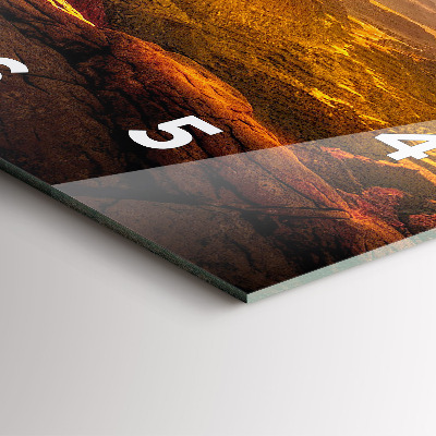 Zegar szklany 60x60 Wielki Kanion w Arizonie