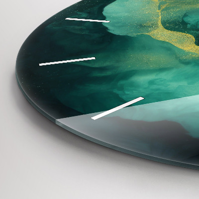 Zegar szklany fi30 Marmur