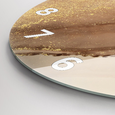 Zegar szklany fi30 Sztuka nowoczesna