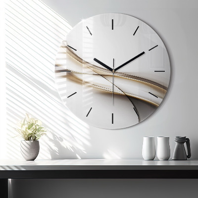 Zegar szklany fi60 Abstrakcja