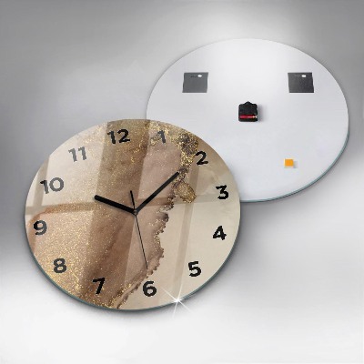 Zegar szklany fi60 Sztuka nowoczesna