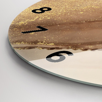 Zegar szklany fi60 Sztuka nowoczesna