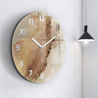 Zegar szklany fi60 Sztuka nowoczesna