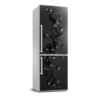 Naklejka ze zdjęciem na lodówkę Abstrakcja 3D